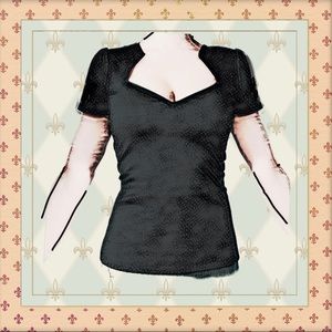 RockSteady Sophia Top in Black 2x